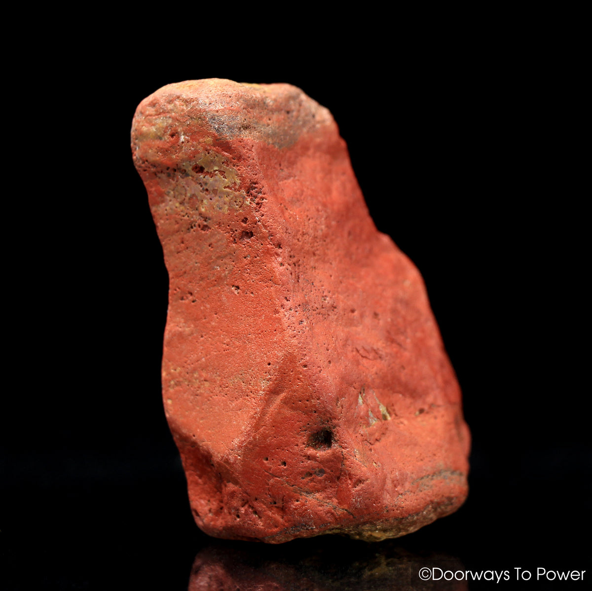 Red Fire Azeztulite Crystal Altar Stone 'Power & Passion'