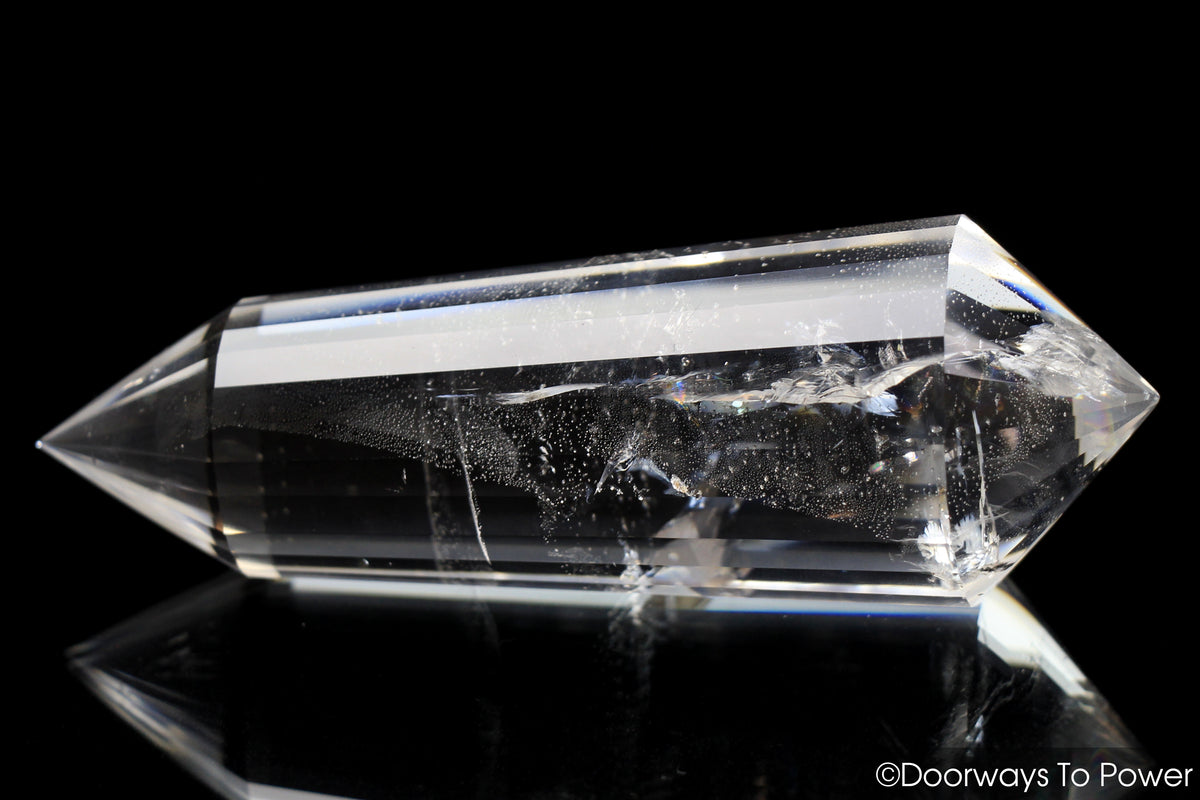 24 Sided Vogel Crystal Quartz Wand