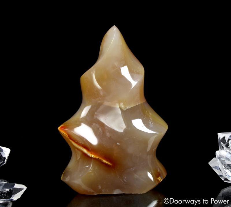 Shantilite Crystal Sculpture & Altar Stone 'Divine Peace' Shanti Light