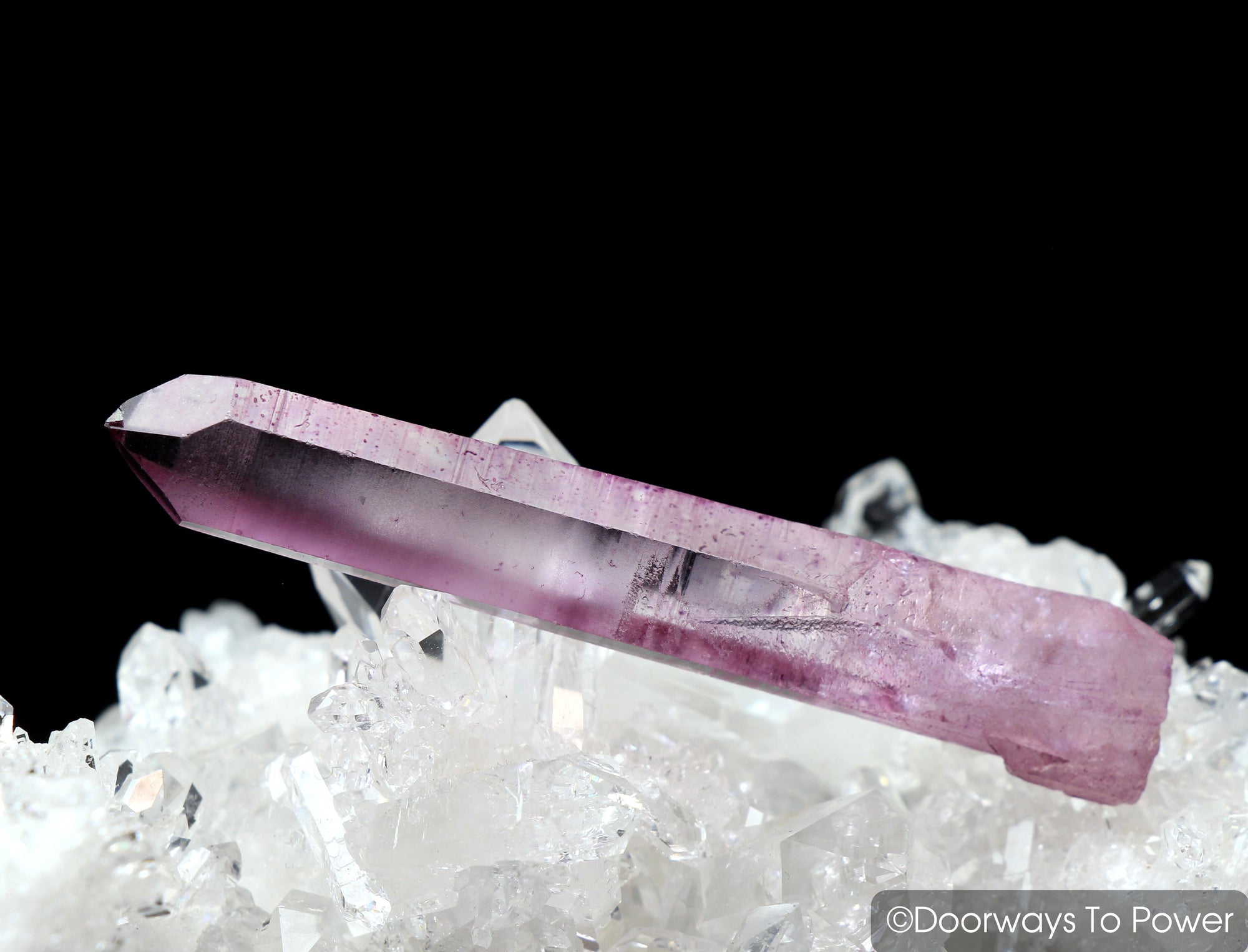 Rose Aura Lemurian Seed Quartz Pleiadian Starbrary Initiation Channeling Crystal