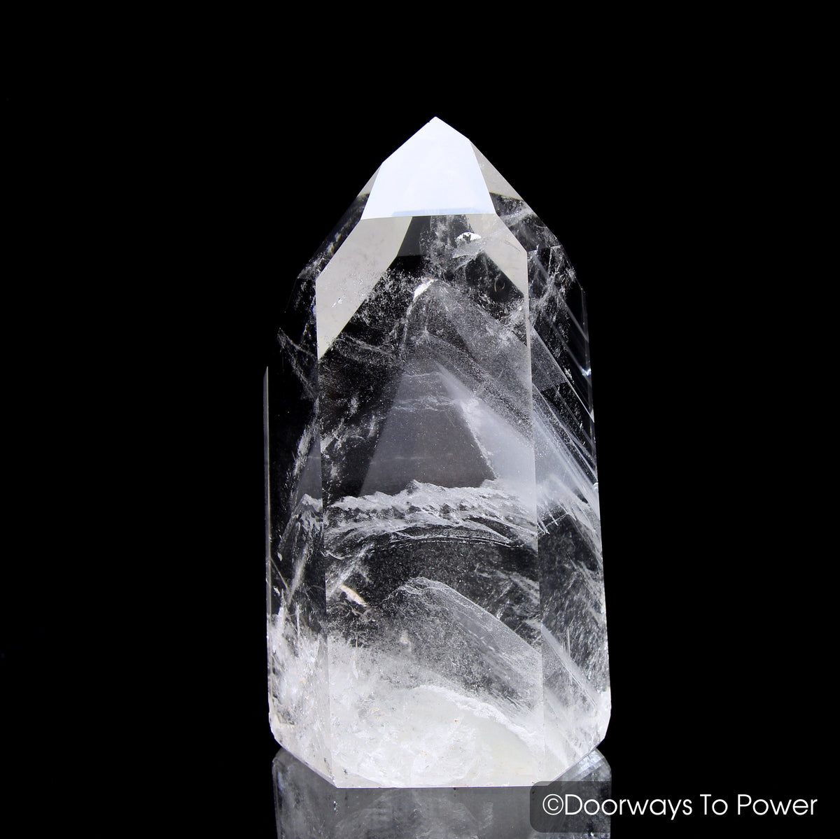 John of God Phantom Quartz Channeling Casa Healing Crystal Point