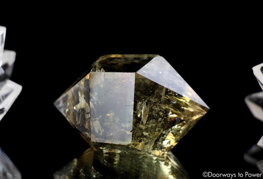 (Reserved) Citrine Smoky Phantom Quartz Crystal Generator Point w/ Rainbows