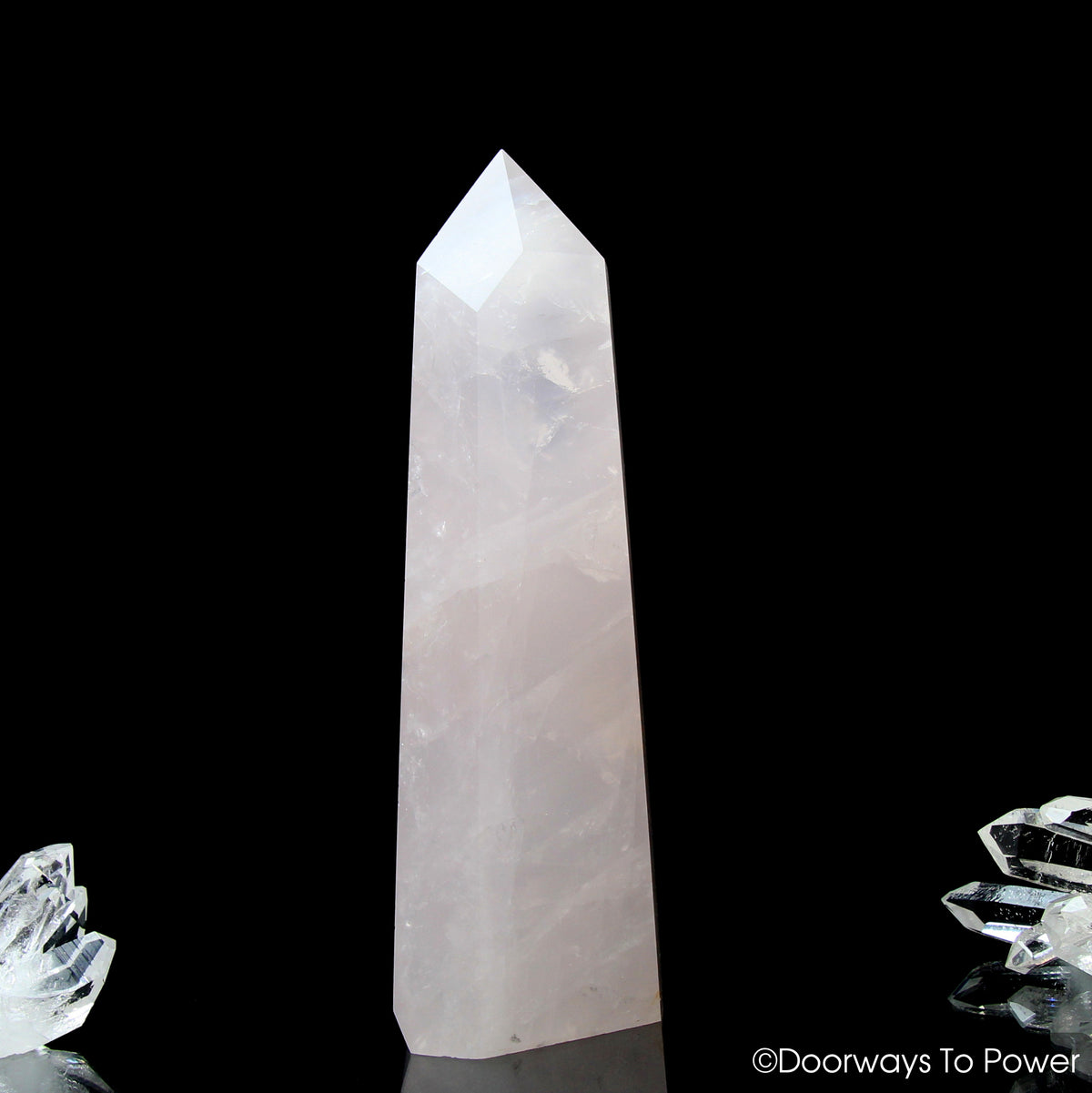 John of God Crystal Rose Quartz Casa Crystal Healing Tower 