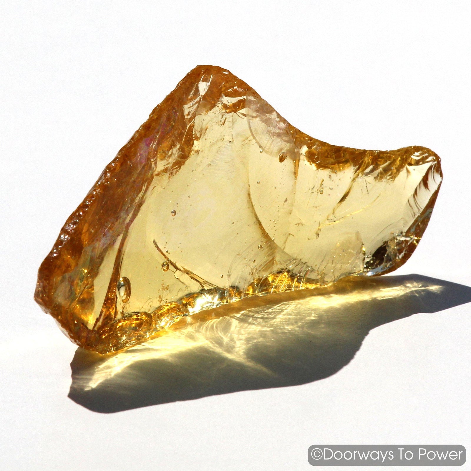 Lemurian Etherium Gold Andara Crystal