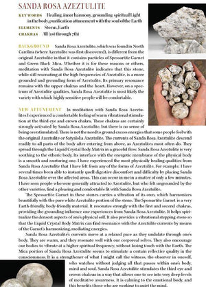 Sanda Rosa Azeztulite Crystal Pendant .925 SS