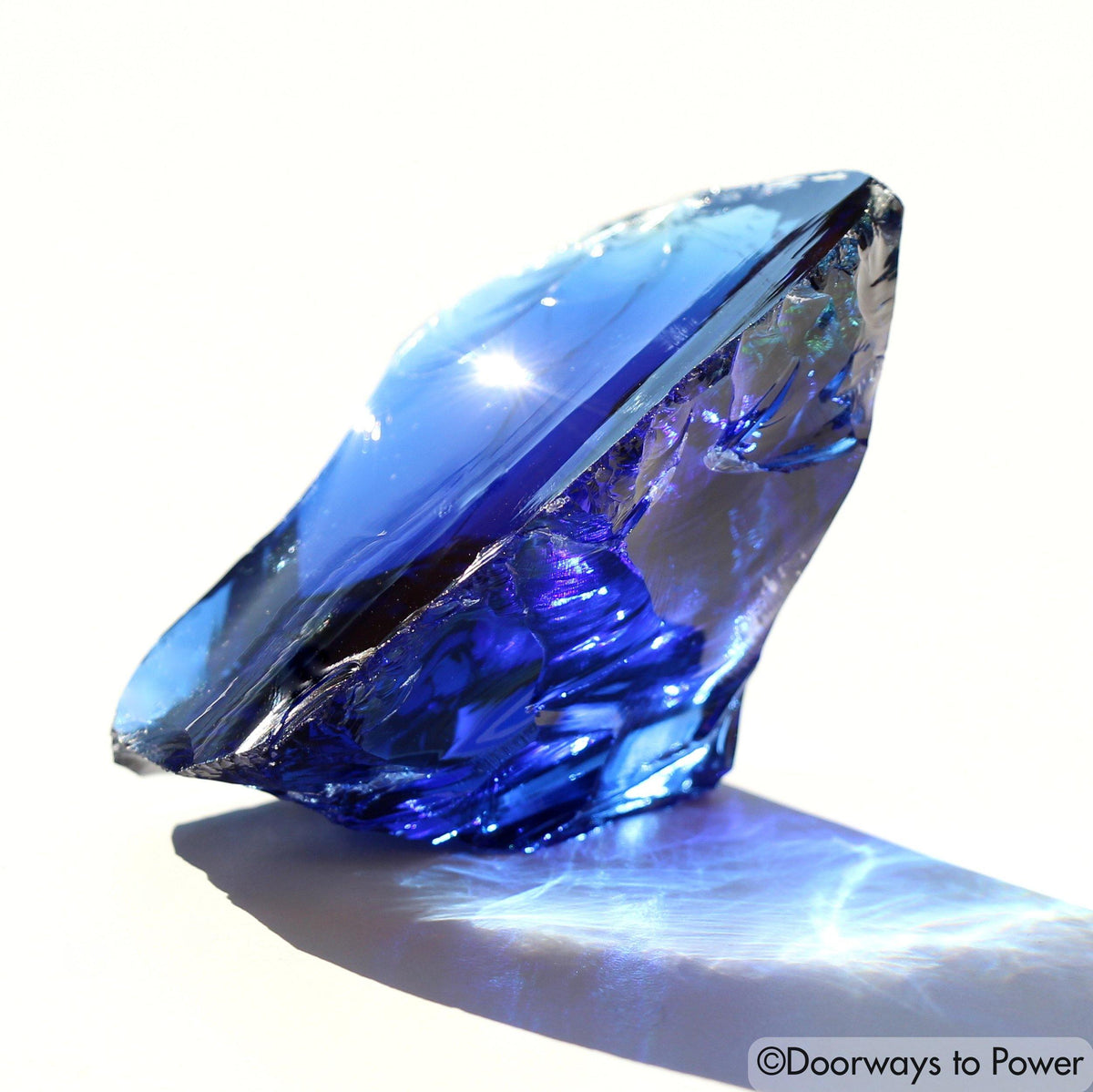 Tanzanite Fire Elestial Sapphire Monatomic Andara Crystal 'Lu·Mi·Nar·Y'
