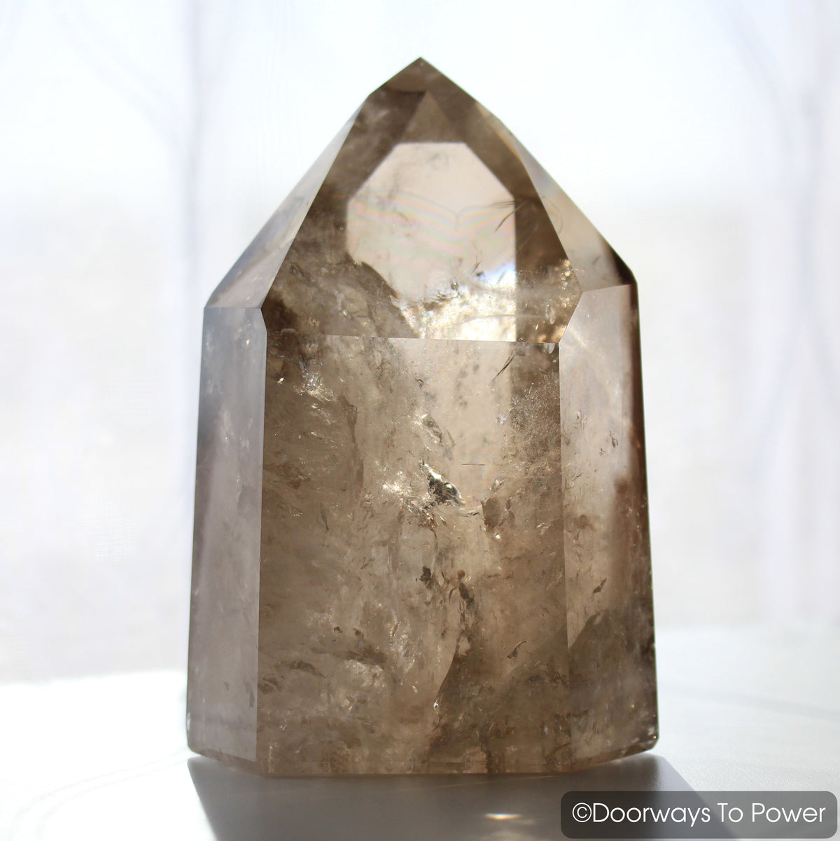 John of God Crystal Smoky Quartz Casa Crystal Altar Stone 