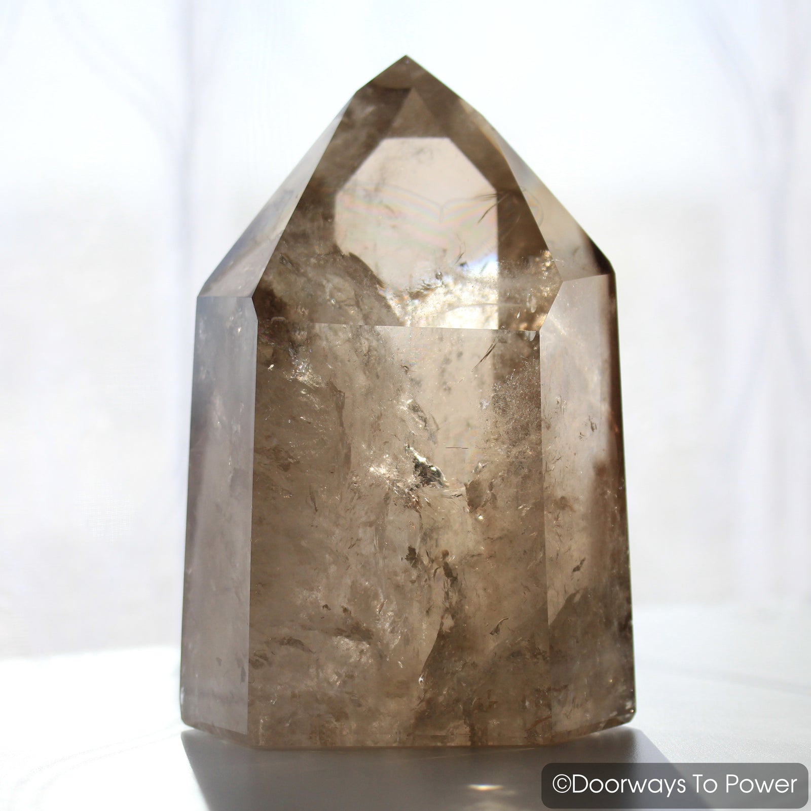 John of God Crystal Smoky Quartz Casa Crystal Altar Stone 