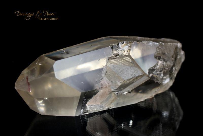 Golden Lemurian Record Keeper Dow Crystal 'Light Language' 9D