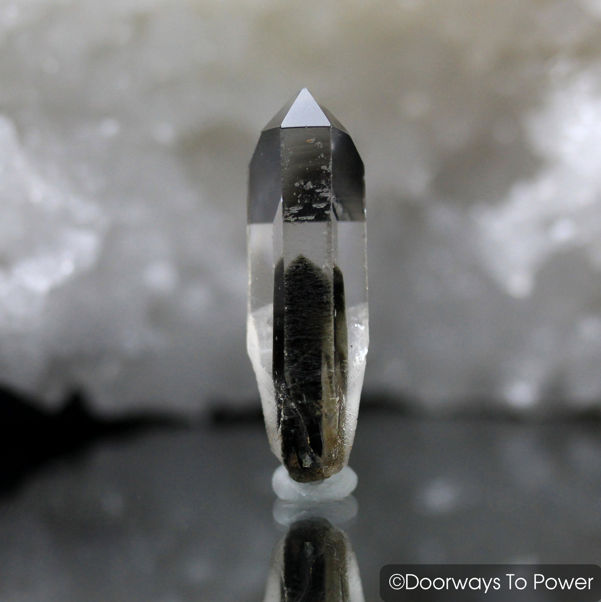 Brookite in Natural Quartz Record Keeper & Starbrary Synergy 12 Stone Rare