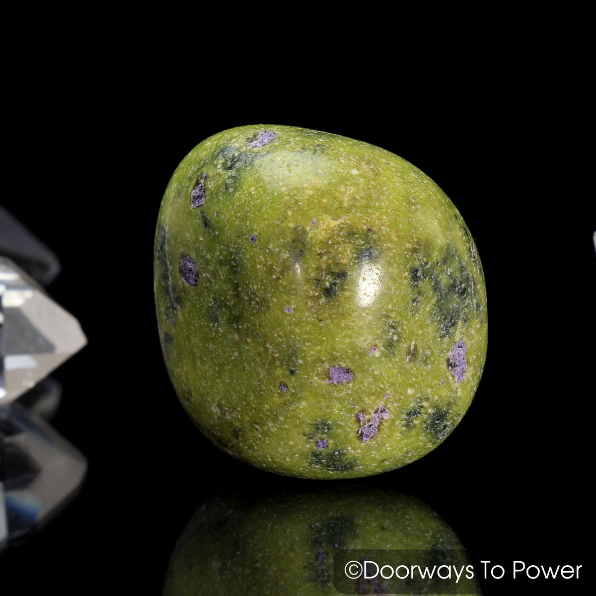 Atlantisite Tumbled & Polished Stone (Serpentine & Stichtite)