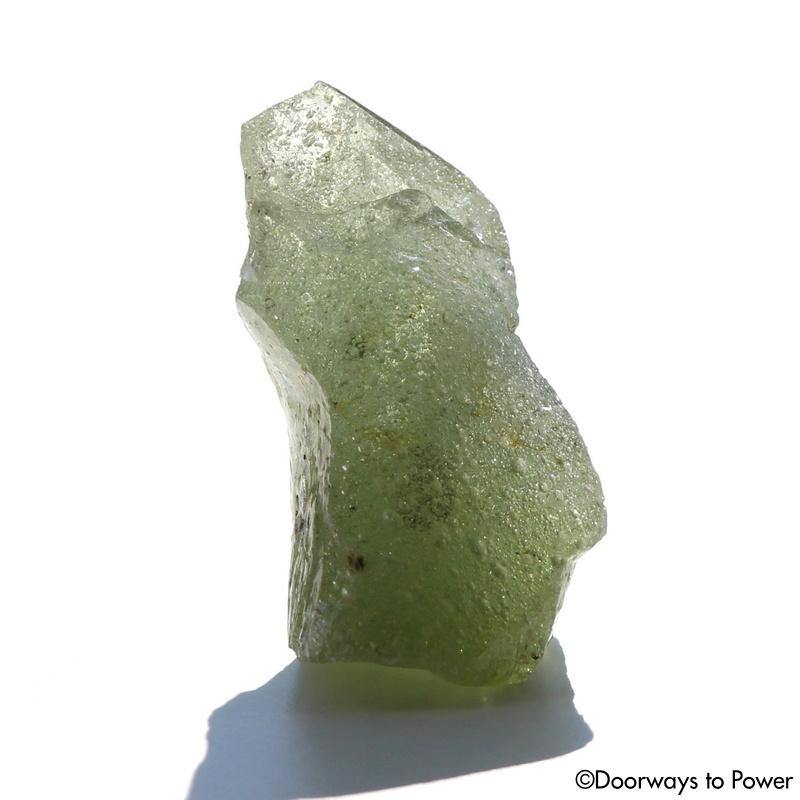 Tibetan Green Sea Foam Elder Andara Crystal 'Mahatmas Wisdom'