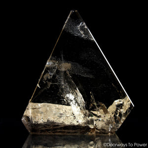 John of God Quartz Triangle Casa Crystal Sculpture 'Abundance'