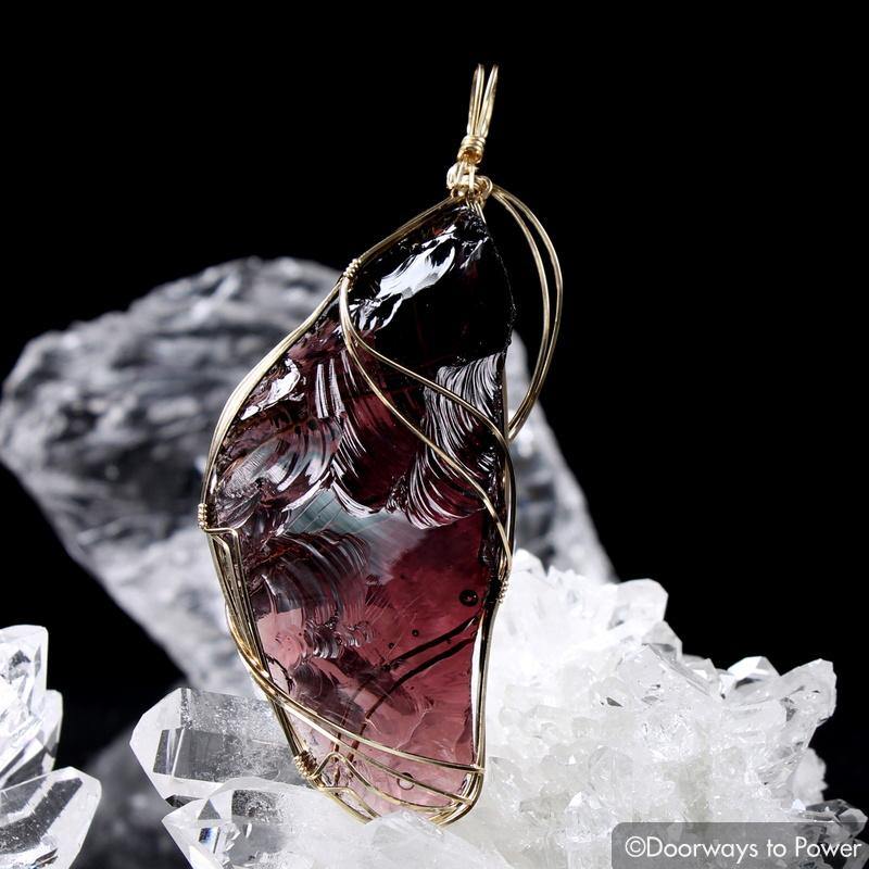 Power of Kings Andara Crystal Pendant 14k 'Mastery'