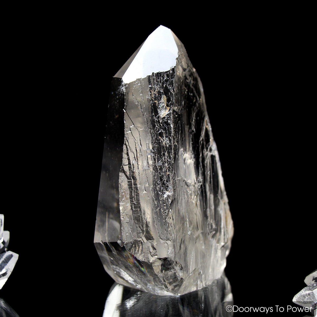 Lemurian Quartz Crystal 'Light Language Royalty' 9D Energy Gateway