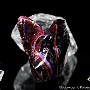 Angel Aura HGW Raspberry Monatomic Andara Crystal 'Cosmic Heart'