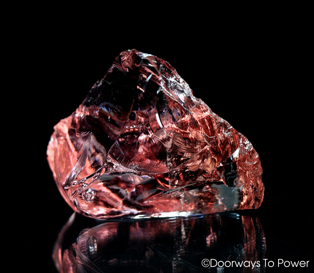 HGW Pink Monatomic Andara Master Record Keeper Crystal 'Heart of God Within'