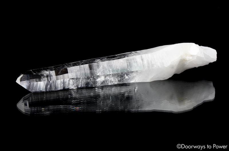 Colombian Lemurian Temple Heart Dow Record Keeper Crystal Laser Wand