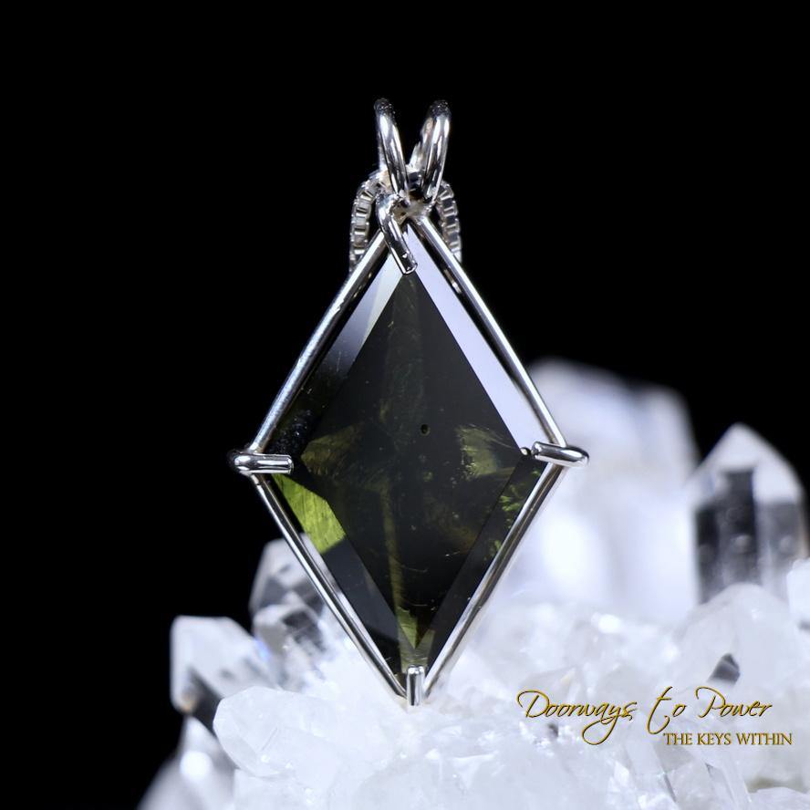Moldavite Ascension Star Pendant