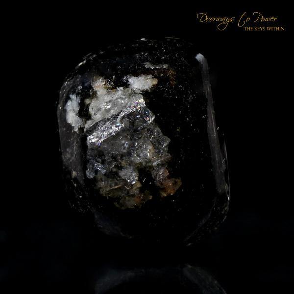 Azozeo Phenacite Black Tourmaline Crystal