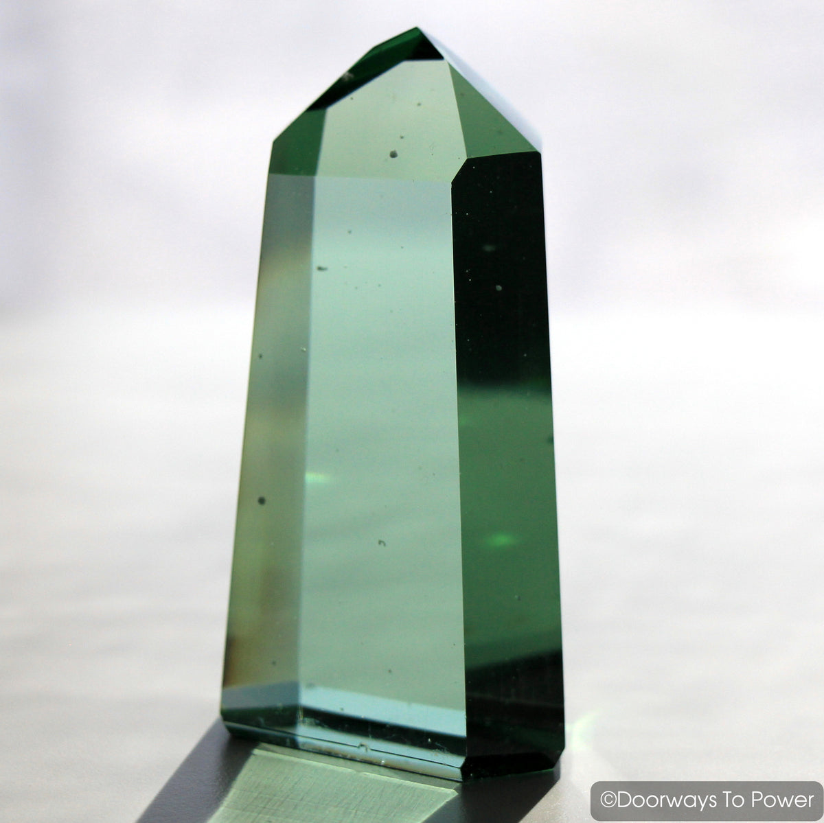John of God Crystal Green Obsidian Casa Crystal Master Dow