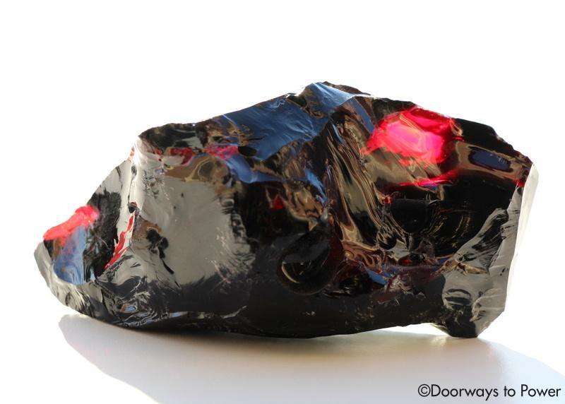 Bi Color Iridium Black King Solomon Andara Crystal (Ultra Rare)