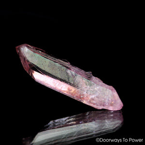 Rose Aura Colombian Lemurian Seed Record Keeper Crystal