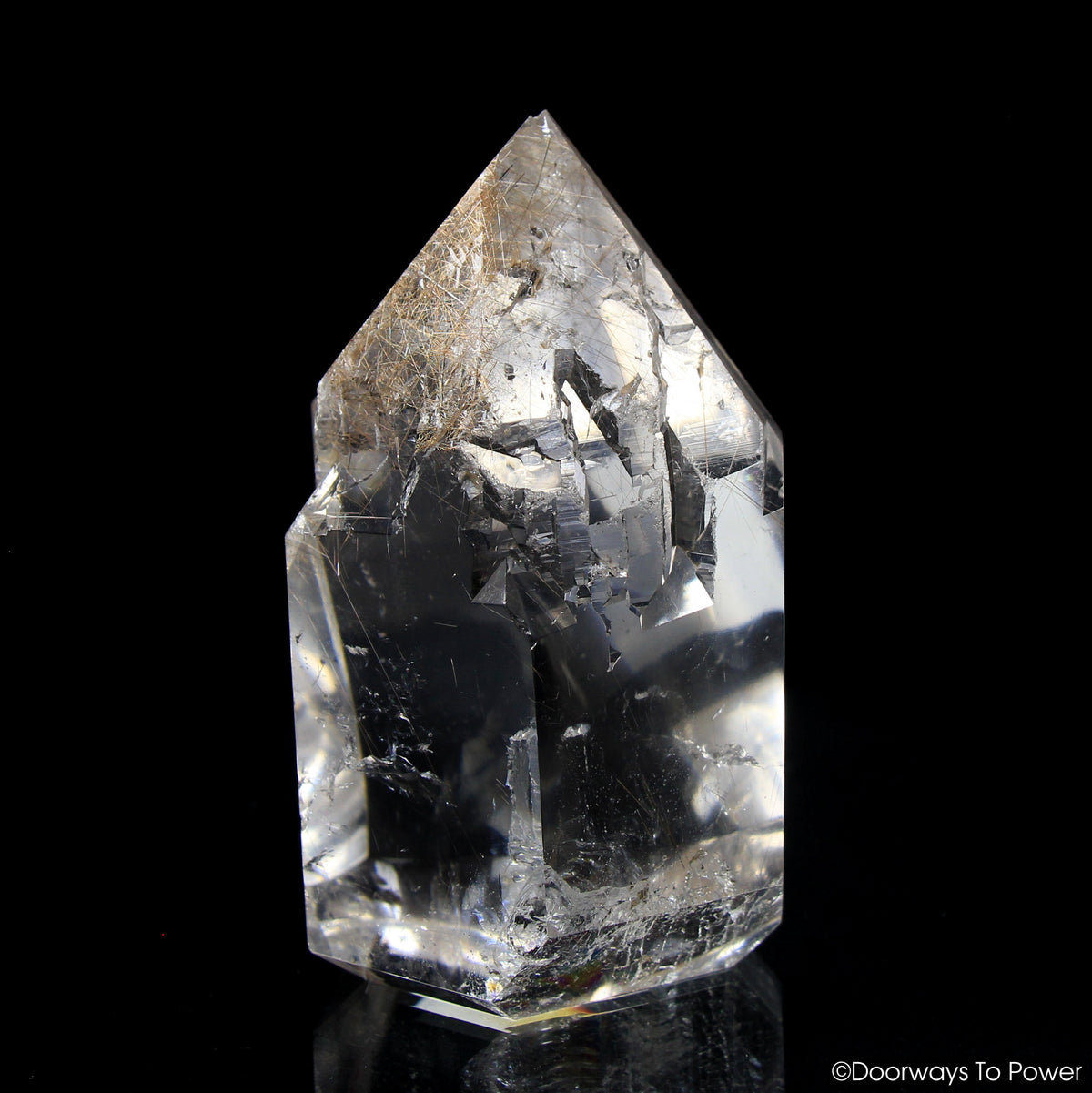 John of God Crystal Dow Record Keepers Golden Rutiles & Rainbows 'Lighted Spirit' Rare