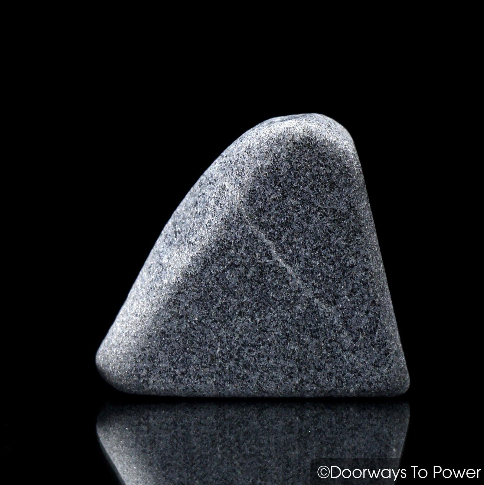 Black Azeztulite Crystal Tumbled & Polished Stone