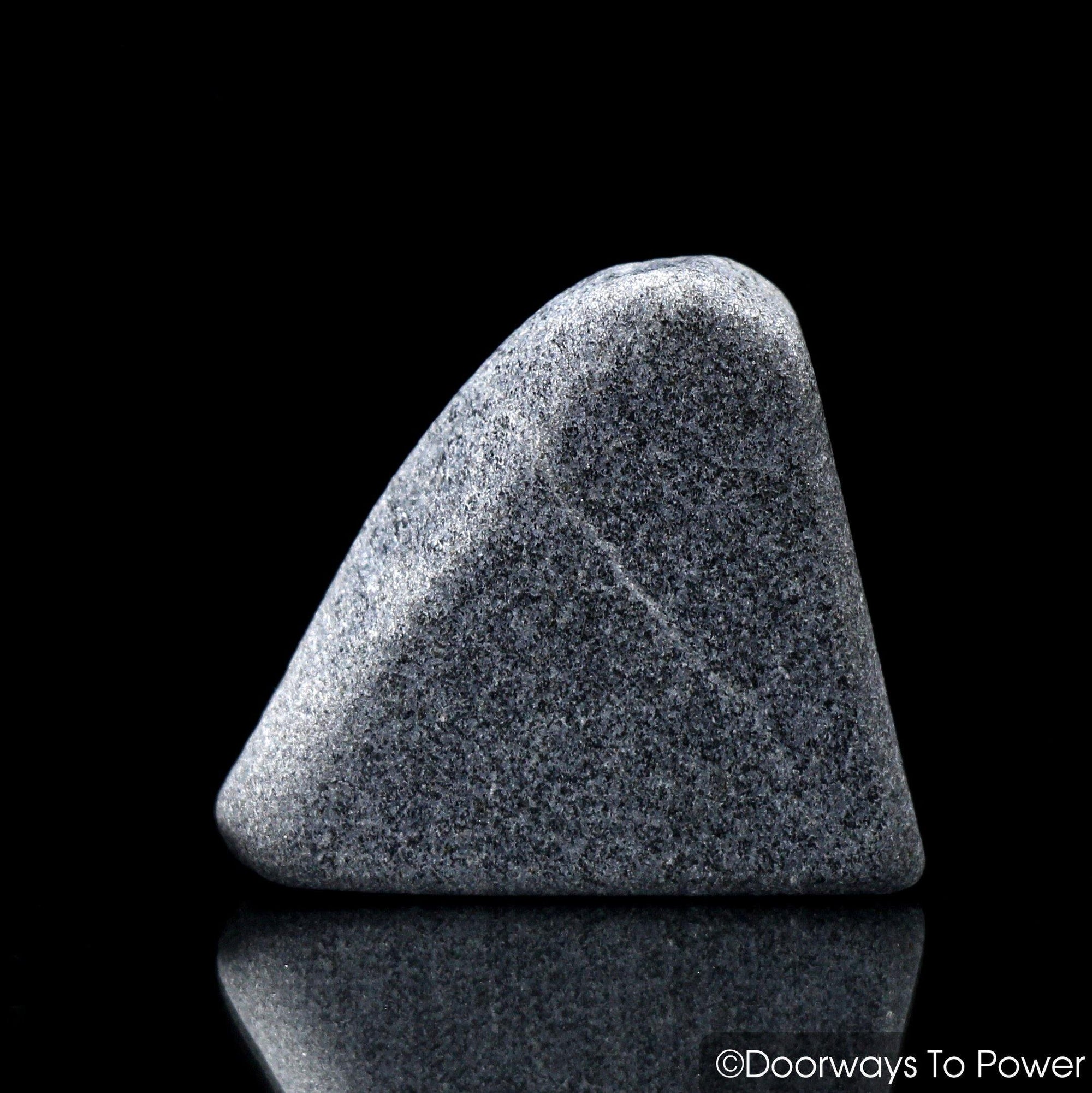 Black Azeztulite Crystal Tumbled & Polished Stone