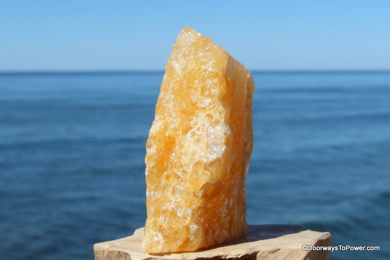 Himalaya Gold Azeztulite Altar Stone Azozeo Super Activated