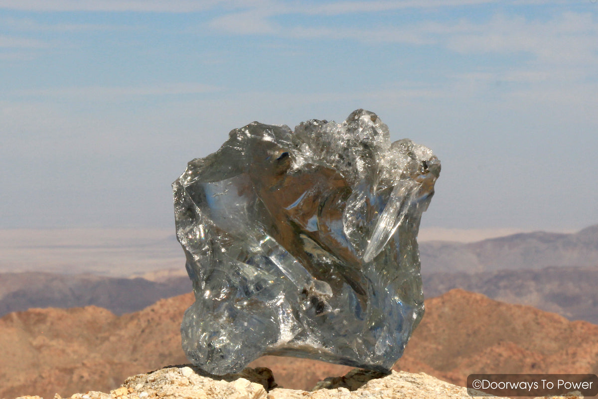 Cosmic Ice Elder Clear Andara Crystal 'INFINITY' 7.5 lbs Rare & Authentic