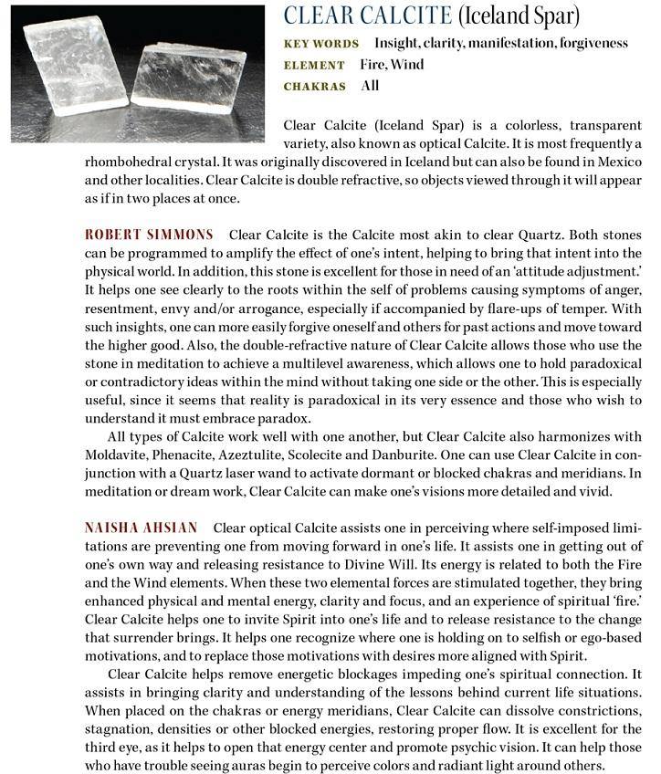 Optical Calcite Crystal Properties