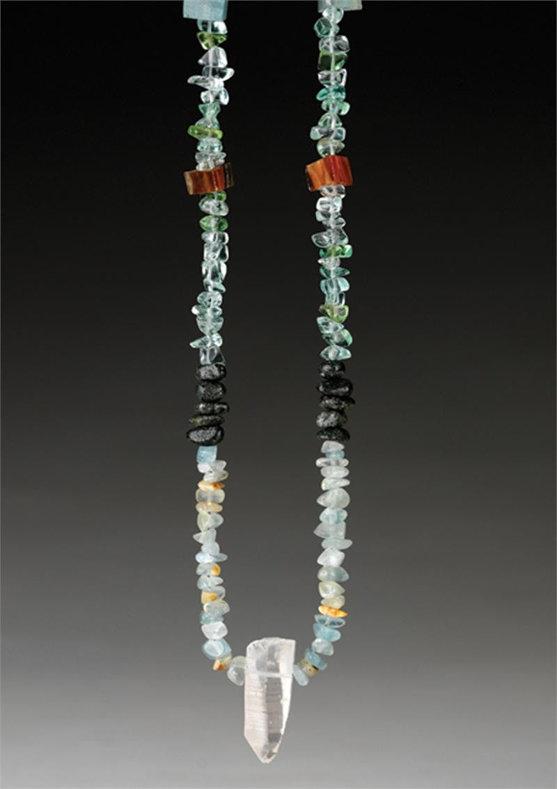 Lemurian Seed Crystal Energy Necklace 'Remembering Lemuria'