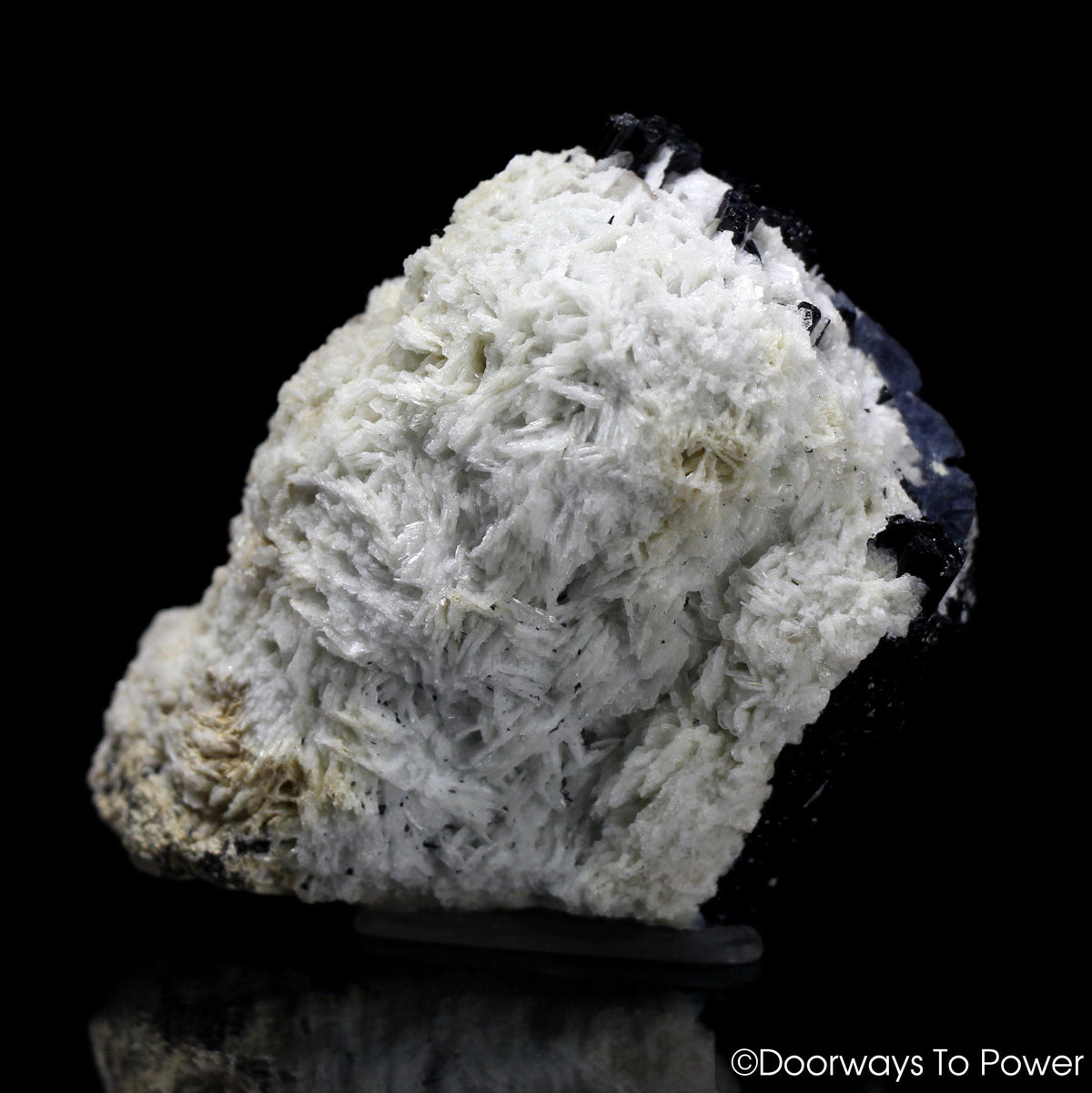 Black Tourmaline Smoky Quartz Crystal Specimen