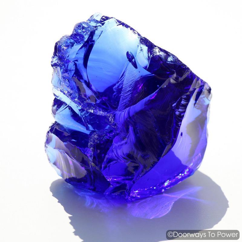 Tanzanite Fire Elestial Sapphire Monatomic Andara Crystal 'Lu·Mi·Nar·Y'