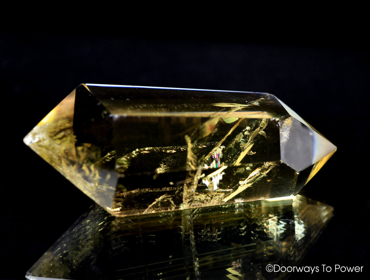 John of God Citrine Double Terminated Quartz Casa Crystal