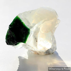 Angel Aura Opal & Pleiadian Green Bi Color Andara Crystal '144 Beacon'