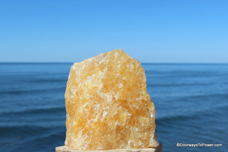 Himalaya Gold Azeztulite Altar Stone Azozeo Super Activated