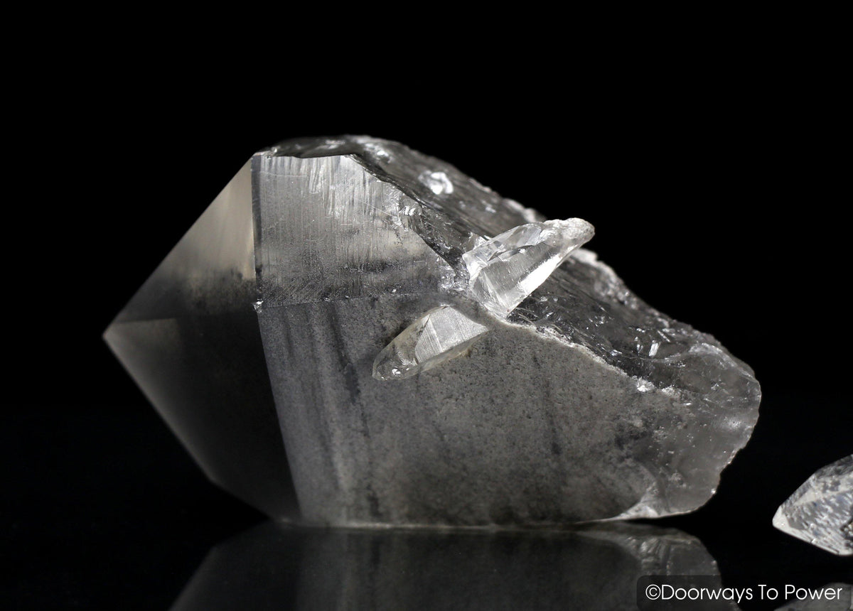 Smoky Black Phantom Quartz Crystal 