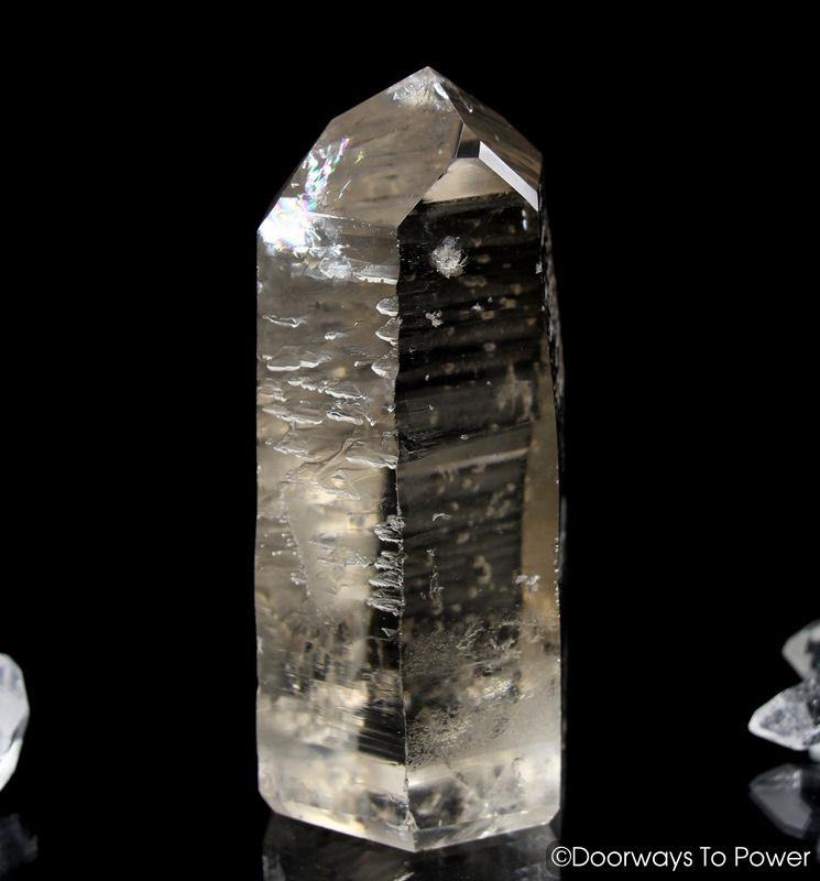 Golden Lemurian Pleiadian Starbrary Quartz Crystal 