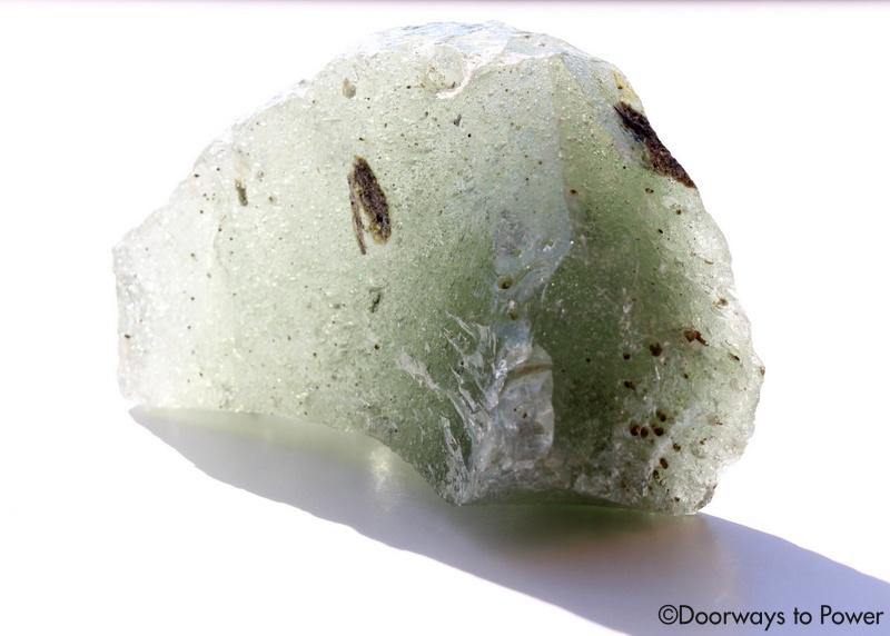 Tibetan Green Sea Foam Elder Andara Temple Crystal 'Mahatmas Wisdom'