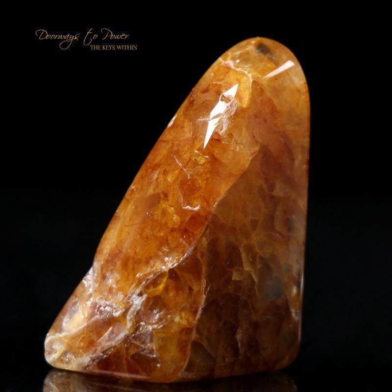 Himalaya Red Gold Azeztulite Crystal 