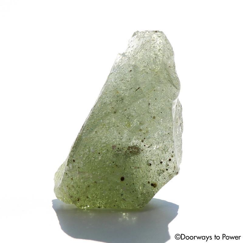 Tibetan Green Sea Foam Elder Andara Crystal 'Mahatmas Wisdom'