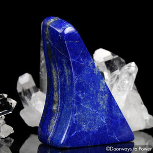 Lapis Lazuli & Pyrite Crystal Altar Stone