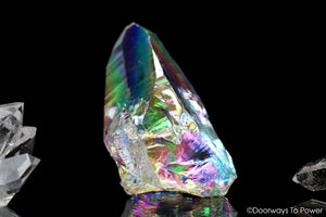 Colombian Lemurian Angel Aura Quartz Record Keeper Crystal 'Cherubim'