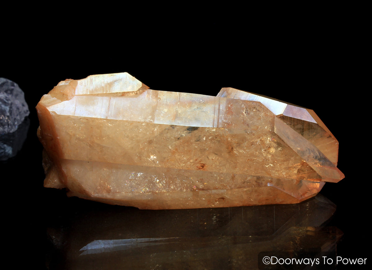 Lemurian Seed Tangerine Aura Imperial Gold Pleiaidan Starbrary Record Keeper Crystal