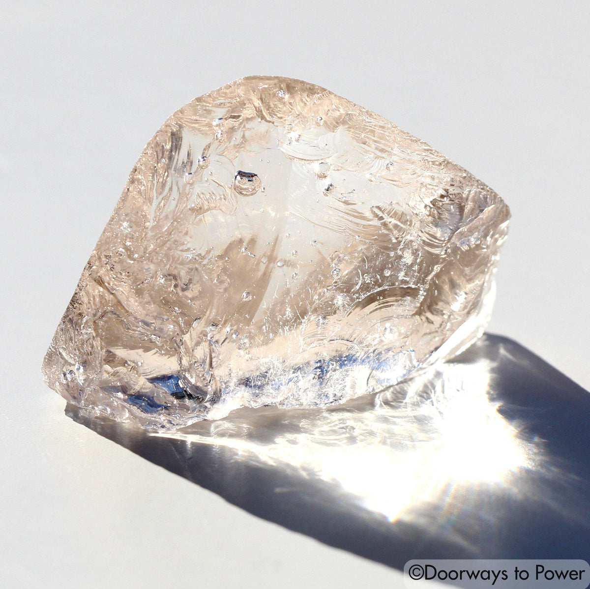 Arcturian Starseed Pink Monatomic Andara Crystal 'Quantum Light Pod'