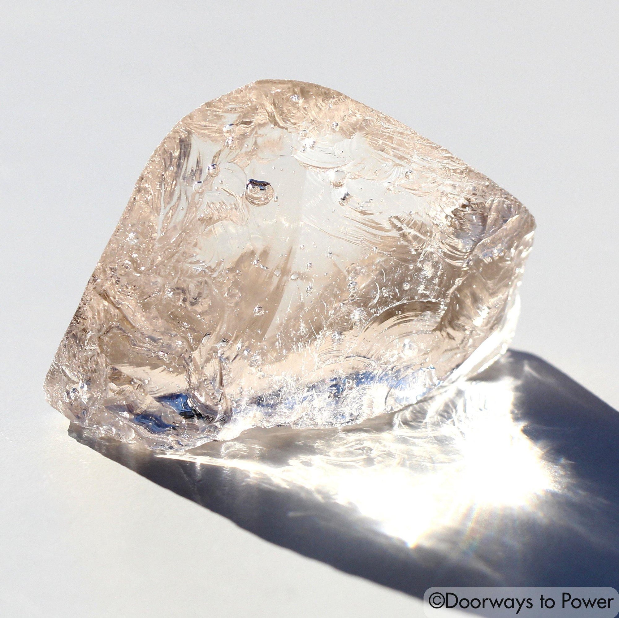 Arcturian Starseed Pink Monatomic Andara Crystal 'Quantum Light Pod'