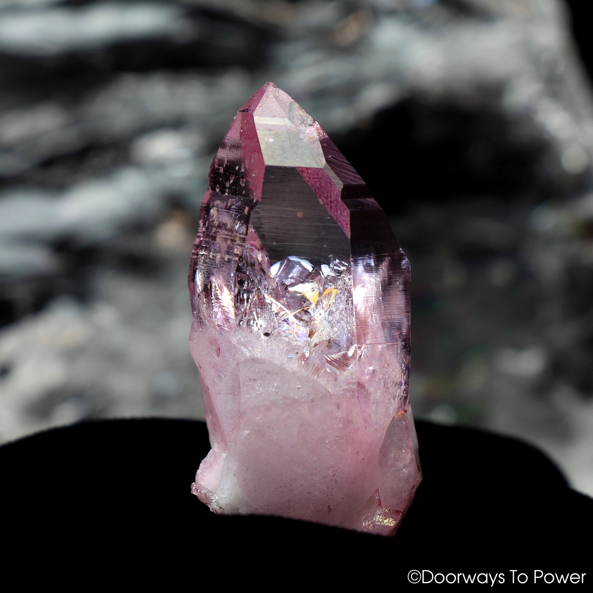 Rose Aura Lemurian Seed Quartz Pleiadian Starbrary Initiation Channeling Crystal Rare